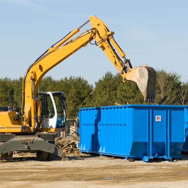 can i choose the location where the residential dumpster will be placed in Crockett